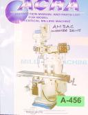 Acra-Acra Model BV 920 Engine Lathe, Operators Instruction, Service and Parts Manual-BV 920-04